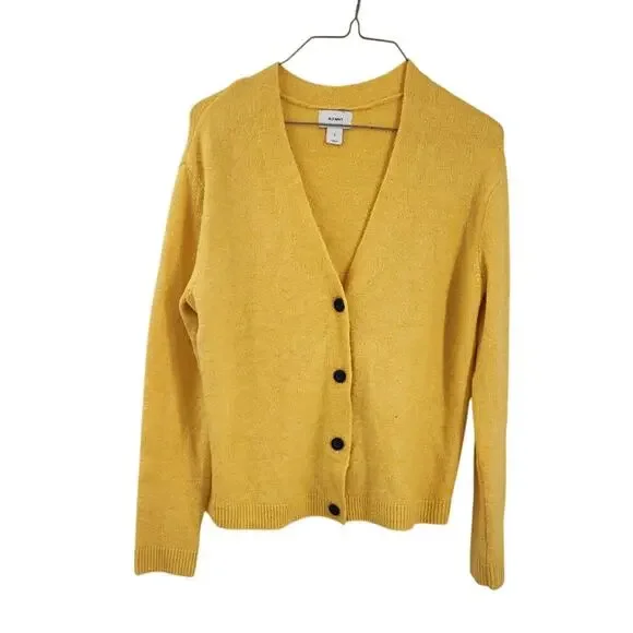 Old Navy Sweaters Old Navy Yellow Buttondown Vneck Cardigan